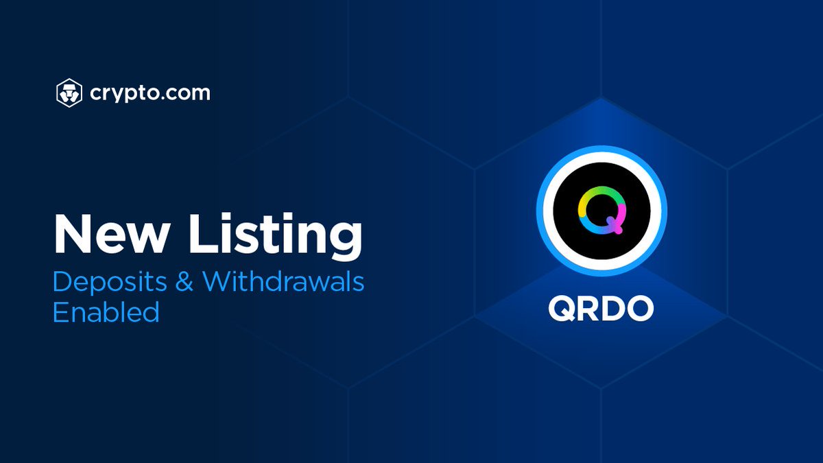 Crypto.com (@cryptocom) on Twitter photo Qredo is listed in the Crypto.com App ๐
Buy $QRDO at true cost with USD, EUR, GBP, and 20+ fiat currencies.
Download the App to start trading #QRDO now!
๐ crypto.onelink.me/J9Lg/6fd5d39
For more details - crypto.com/product-news/cโฆ
<a href="/QredoNetwork/">QRDO is now OPEN (ยท)</a> Qredo is listed in the Crypto.com App ๐
Buy $QRDO at true cost with USD, EUR, GBP, and 20+ fiat currencies.
Download the App to start trading #QRDO now!
๐ crypto.onelink.me/J9Lg/6fd5d39
For more details - crypto.com/product-news/cโฆ
<a href="/QredoNetwork/">QRDO is now OPEN (ยท)</a>