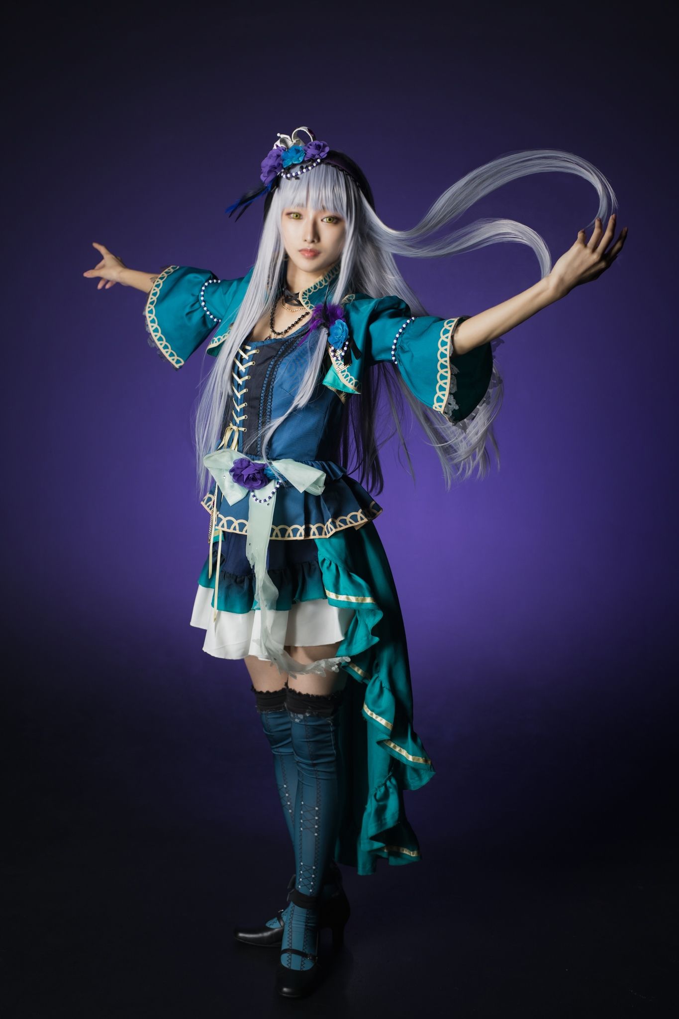 BanG Dream! Roselia コスプレ BanG Dream! Roselia 6th anniversary 氷川紗夜 コスプレ衣装