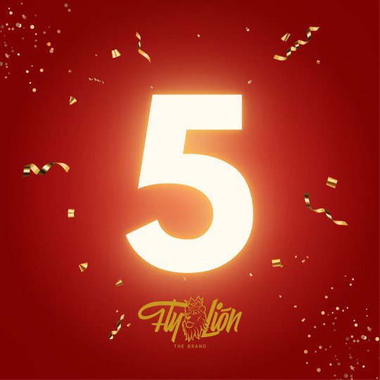 FlyLionTheBrand's tweet photo. Happy 5 years to us! Thank you for your countless support, we really do appreciate it!

Take advantage of our anniversary sale for 35% off all products. Use promo code: 5years at check out. Sale ends Sunday February 13th! 

✈️🦁 https://t.co/GYvdxFDNay