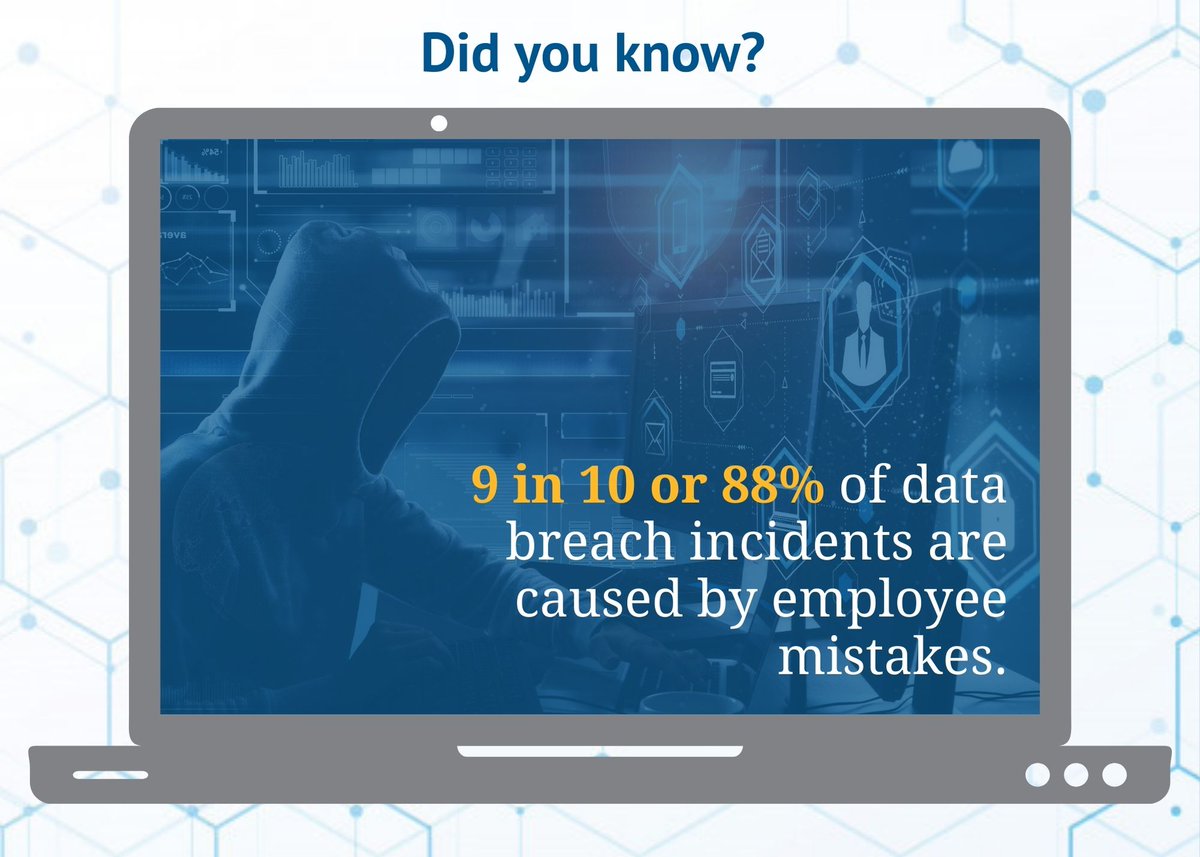 CompuDataInc's tweet image. Educating your staff is best investment you can make to protect your organization especially in today&apos;s remote workforce. ​

Read our blog to learn how employees are the first line of defense within your organization: bit.ly/3p3G95B ​

#EndUserTraining #CompuData
