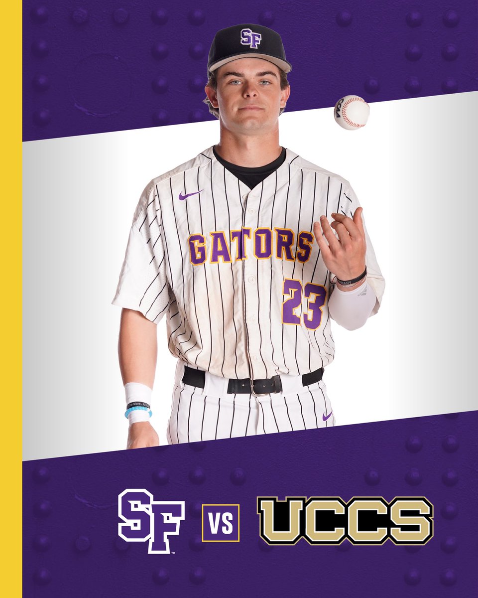 SFStateBaseball's tweet photo. Baseball is back! The Gators begin the 2022 season at home.

🆚 @gomountainlions
Friday, 2 p.m.
Saturday, 11 a.m. doubleheader
Sunday, Noon
🌁 Maloney Field
📺 https://t.co/Cyeovc2MWv
📊 https://t.co/thHzKHPSu4 https://t.co/qPEw602XKE