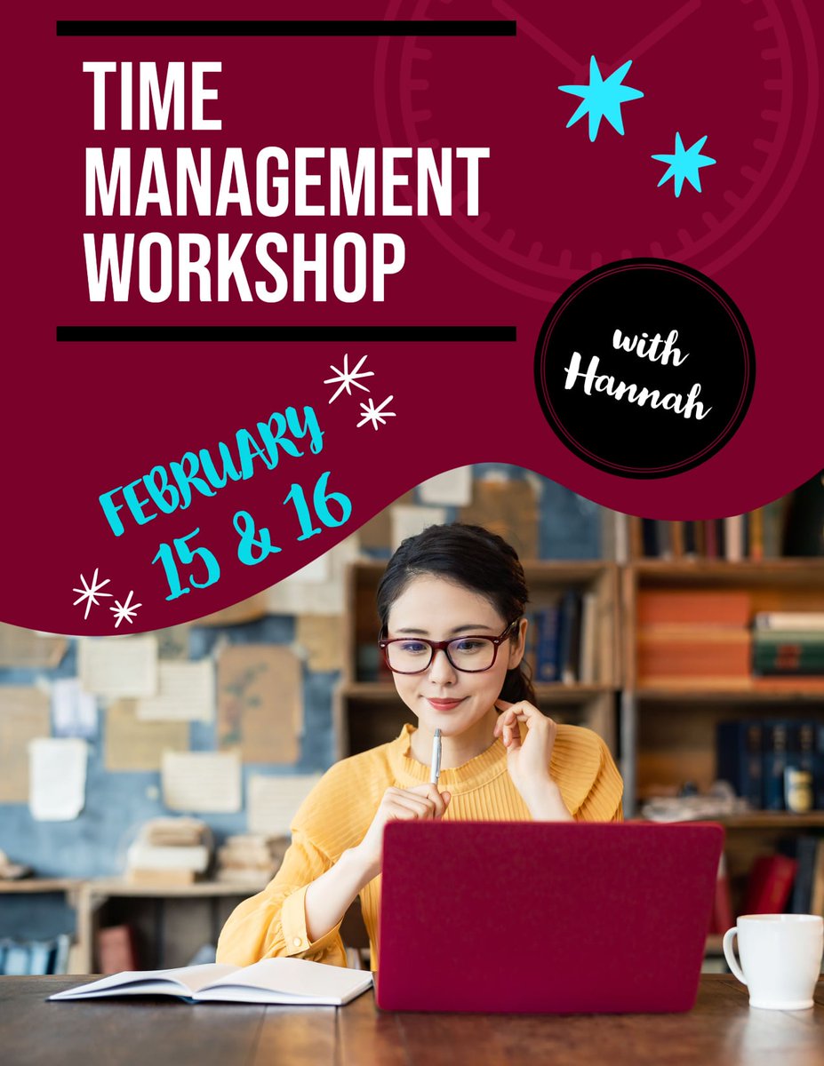 Time Management is the next TRIO SSS workshop scheduled for Tuesday February 15 and Wednesday February 16! Participants may come by the TRIO SSS office between the hours of 8 am to 4:30 pm and ask to see Hannah for the workshop!