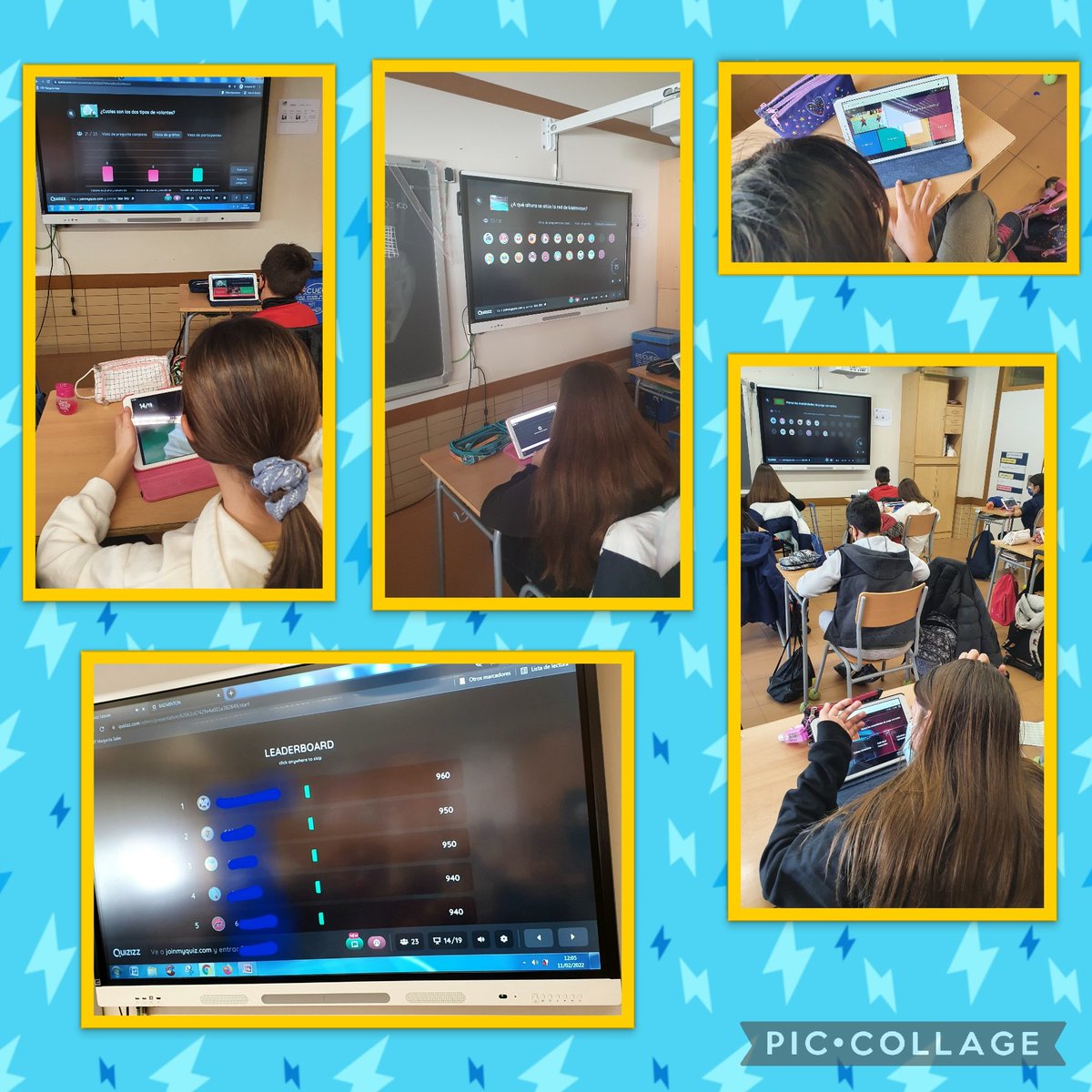 CeipMargaritaSa's tweet photo. 🎯💥El alumnado de sexto evalúa sus aprendizajes con ayuda de las tablets.

👩‍💻🧑‍💻Los alumnos confinados participando. #educaciónmixta

💯👉 Los profes ponen en práctica lo aprendido en la formación sobre paneles @SMART_Tech y @tictacymas .

@crfptic @cfievalladolid #CompDigEdu_CyL https://t.co/VbmBOIHS0u