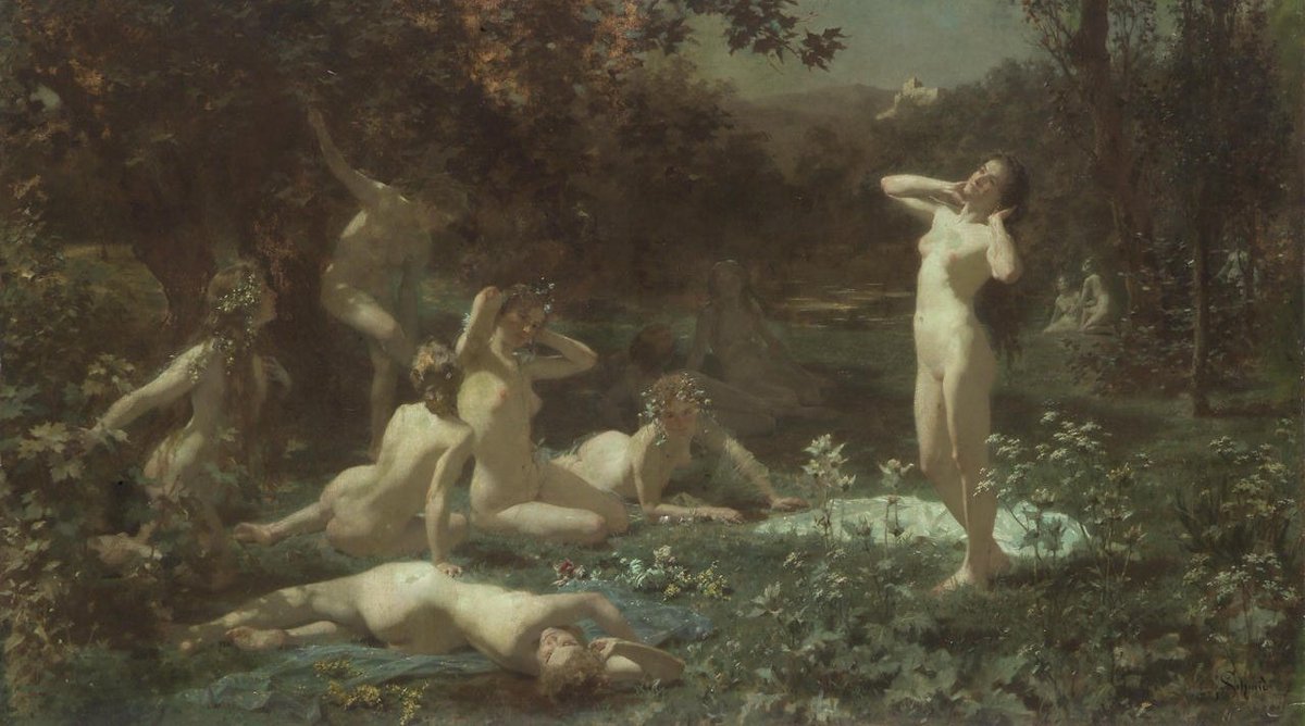storiadellart's tweet image. ─ nymphs in art