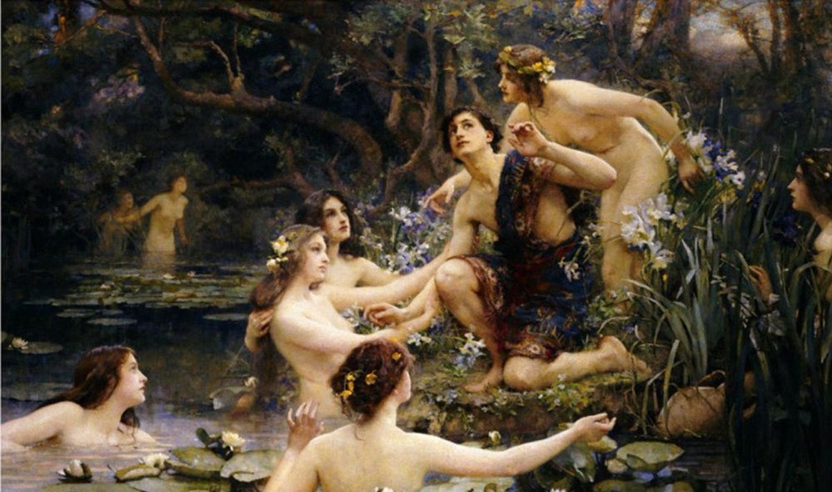storiadellart's tweet image. ─ nymphs in art
