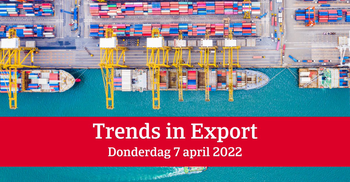 TrendsInExport's tweet photo. 📅 SAVE THE DATE Trends in Export - Donderdag 7 april 2022

Tijdens het event zoomen we in op de rol van #digitalisering binnen de export. Meer informatie over het programma en locatie volgt binnenkort. https://t.co/9iJKjOL88O
