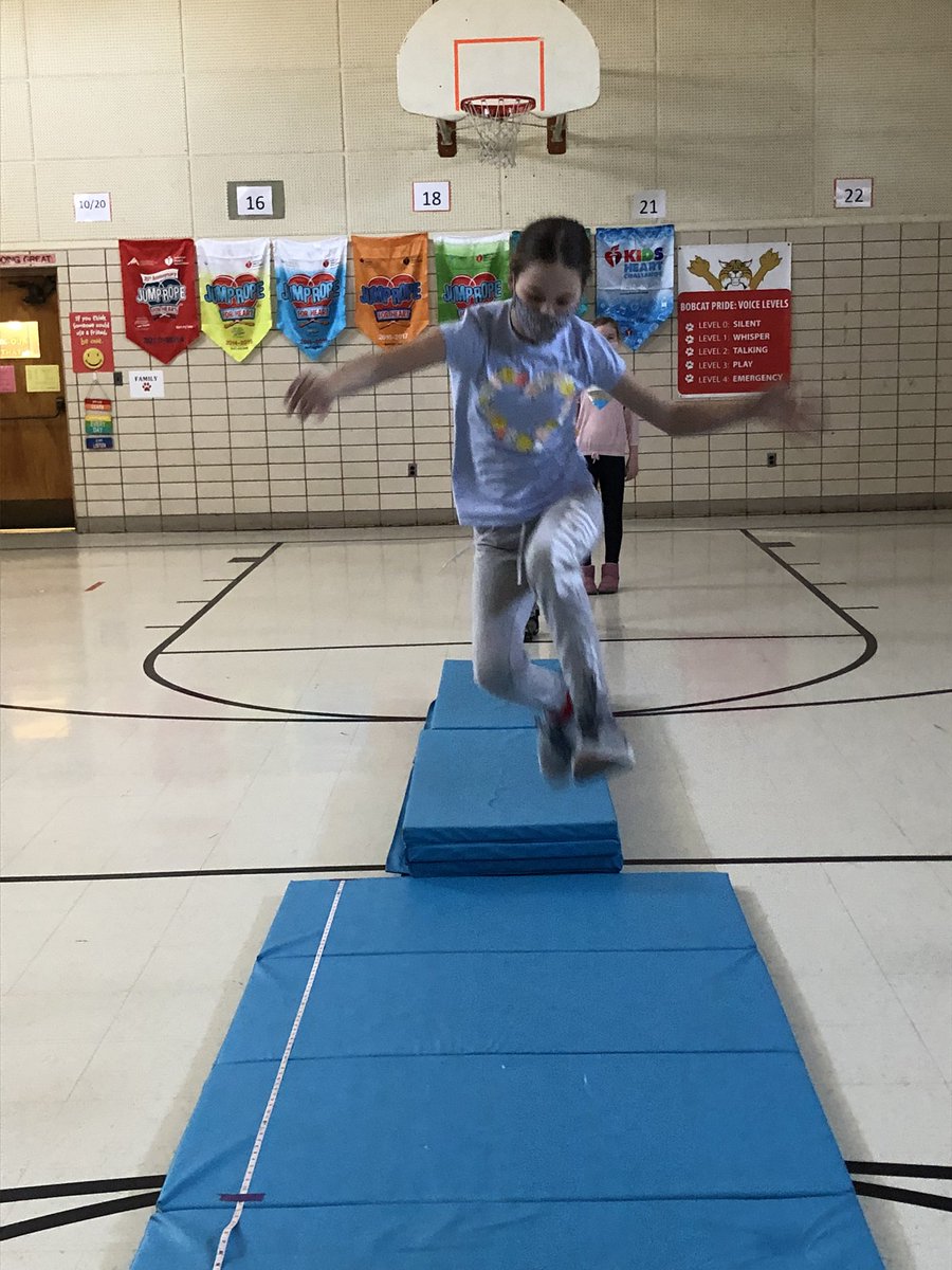 We started our Winter Olympics unit this week! Classes were broken up into countries and will be competing against each other in events through February 🇺🇸🇨🇦🇦🇷🇧🇷🇩🇪

First event was Ski Jump and we’ve definitely got some future <a href="/BGHSTrack/">BGHS Track & Field</a> stars! Our longest jump was 11’ 3”!