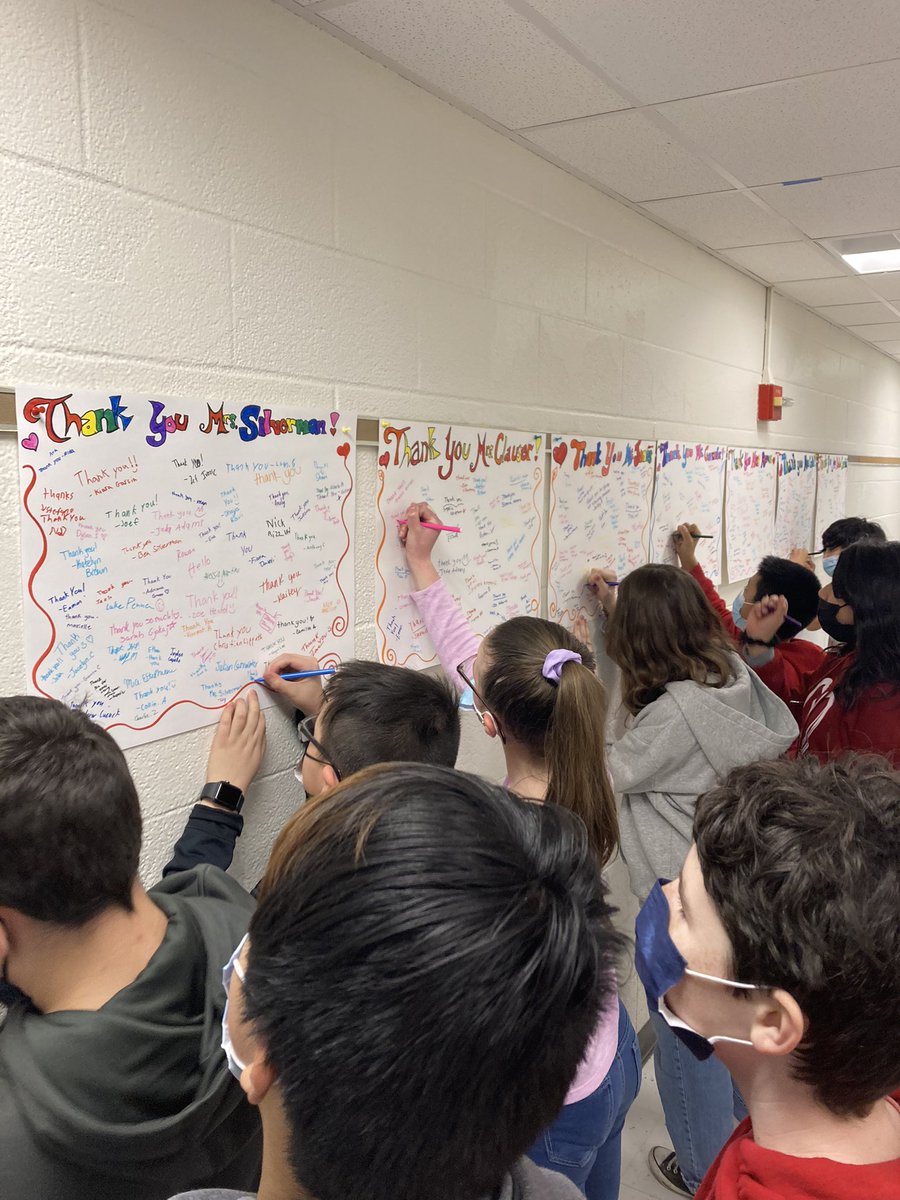 MESMSRoopchand's tweet image. Our students are so thankful for all the work that our counselors do. #NationalSchoolCounselingWeek #grateful @MESMSHorowitz @MESMSCopeland @YorktownCSD