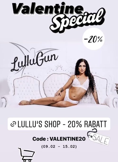 Valentine Special ❤️🌹  New*Sale  https://t.co/GIWlhMUZQq 🌟  Code: VALENTINE20  -20% Rabatt   #sale #discount<a href="/tag/sale"class="tags"><span>#sale</span></a><a href="/tag/new"class="tags"><span>#new</span></a><a href="/tag/discount"class="tags"><span>#discount</span></a><a href="/tag/special"class="tags"><span>#special</span></a><a href="/tag/shopping"class="tags"><span>#shopping</span></a><a href="/tag/valentine"class="tags"><span>#valentine</span></a>