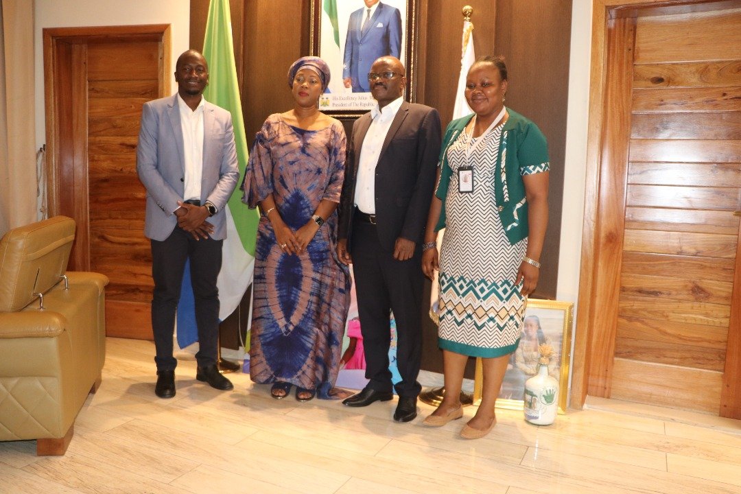 gpe_ngo's tweet photo. The GPE-NGO Consortium collaborates with the Office of the First Lady HE Fatima Madaa Bio to campaign for inclusive, gender sensitive and safe learning opportunities for all boys and girls in Sierra Leone. 
#BackToSchool 
#AllPikin4goSchool
#Handsoffourgirls https://t.co/vCBln5BUAI