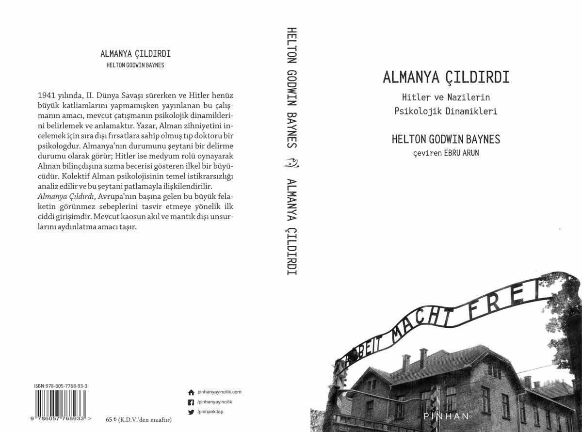 pinhankitap's tweet photo. Yayımlandı!
ALMANYA ÇILDIRDI
Hitler ve Nazilerin Psikolojik Dinamikleri
HELTON GODWIN BAYNES
Çeviren @ebruarun 

Almanya Çıldırdı, Avrupa’nın başına gelen bu büyük felaketin görünmez sebeplerini tasvir etmeye yönelik ilk ciddi girişimdir.
https://t.co/UKruK0BKFz https://t.co/8G8mOFUseE