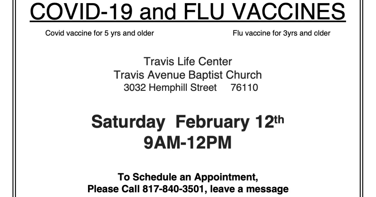 Please help us spread the word that tomorrow is another family friendly FREE flu and COVID vaccine event.