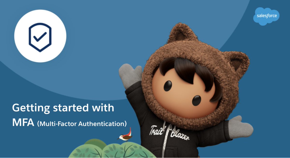 asksalesforce's tweet photo. Join the Multi-Factor Authentication (MFA) Trailblazer Community to ask questions, learn best practices, and connect with Salesforce MFA experts. https://t.co/NF4emkj1vM #SalesforceMFA https://t.co/L2fST7dAeY