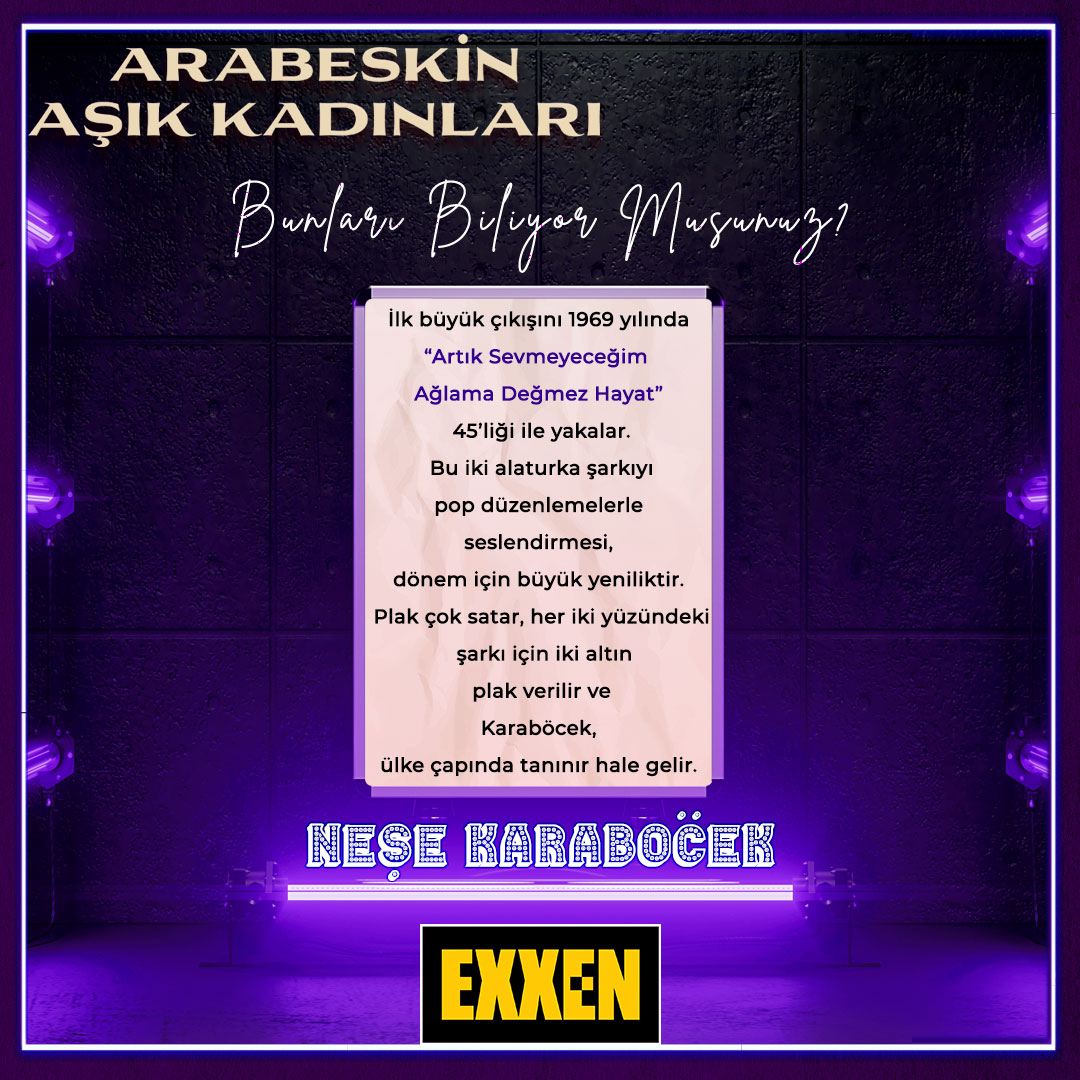 Bunları Biliyor Musunuz ❓ 

#ArabeskinAşıkKadınları #EXXEN’de
exxen.com'a gir, üye ol ve hemen izle 💛
<a href="/exxentr/">Exxen</a> <a href="/_NTCMedya/">NTC MEDYA</a> @nesekarabocekofficial