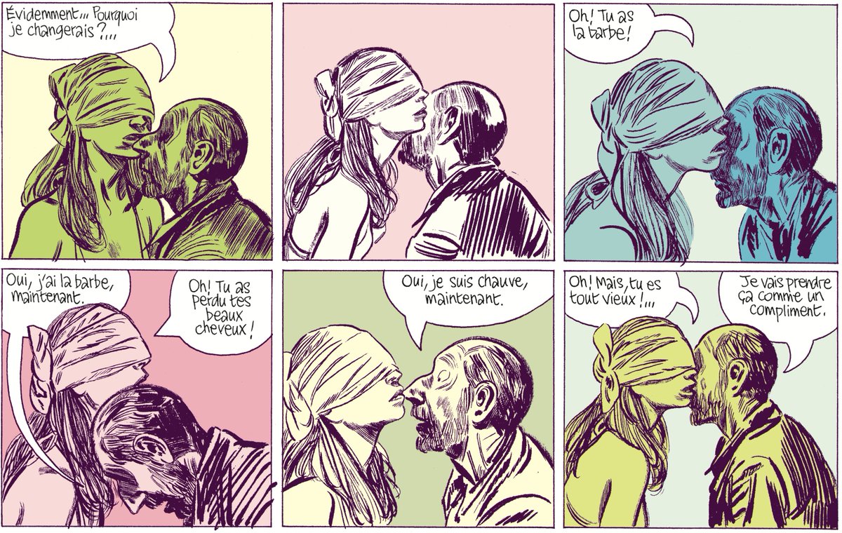 Et vous, ça fait longtemps que vous avez relu "Lune l'envers" de Blutch ?... Détails agrandis... 