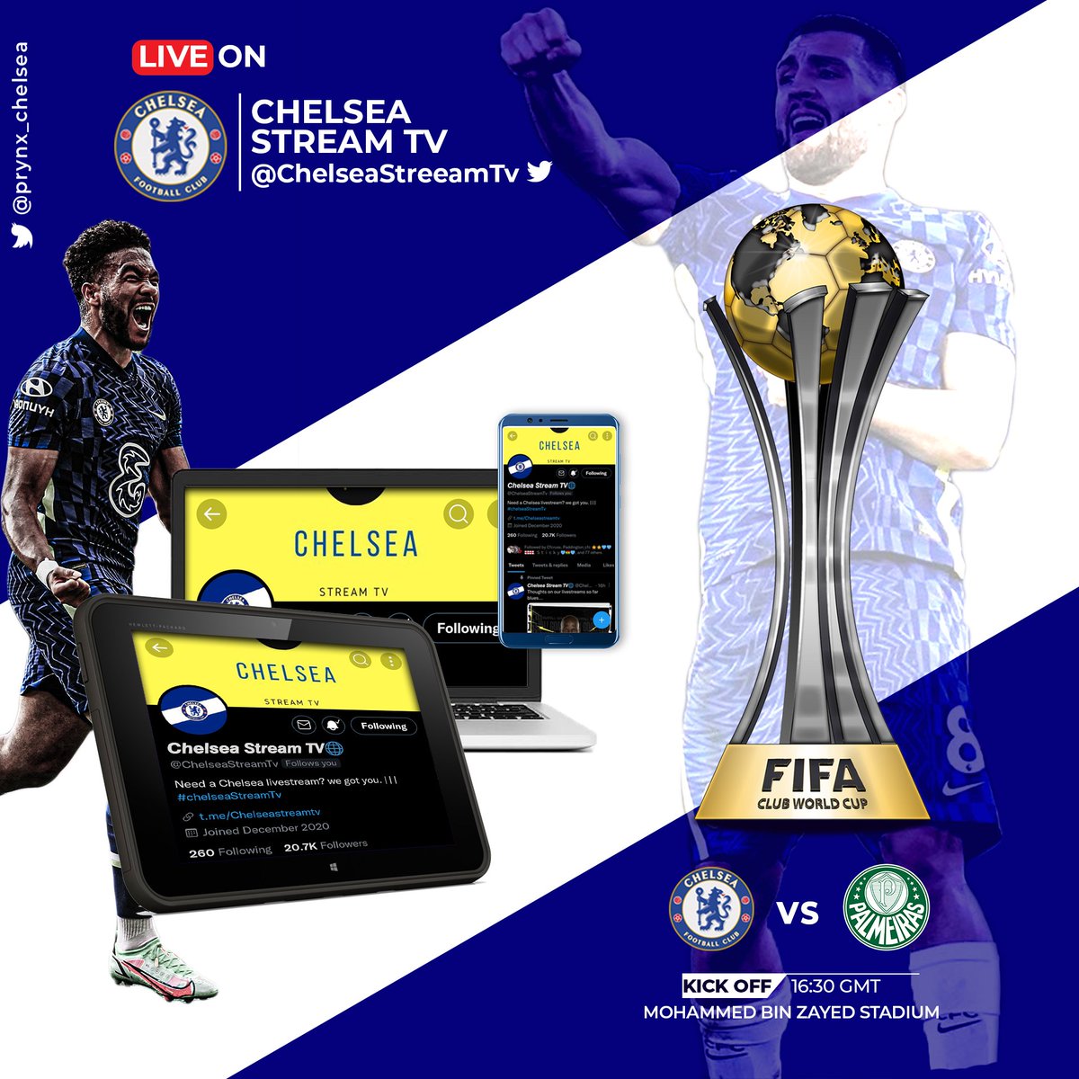 Cfc_Eden_'s tweet photo. We're pleased to announce the newest addition to the #chelseaStreamTv family.
With amazing work, and flawless designs...
We're delighted to say @prynx_chelsea is our new graphics designer. https://t.co/Lg7ZyA5QYf