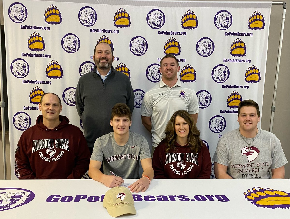Congratulations to Jake Fisher for signing today to attend Fairmont State University!

#RecruitJackson #WeNotMe #GoBears