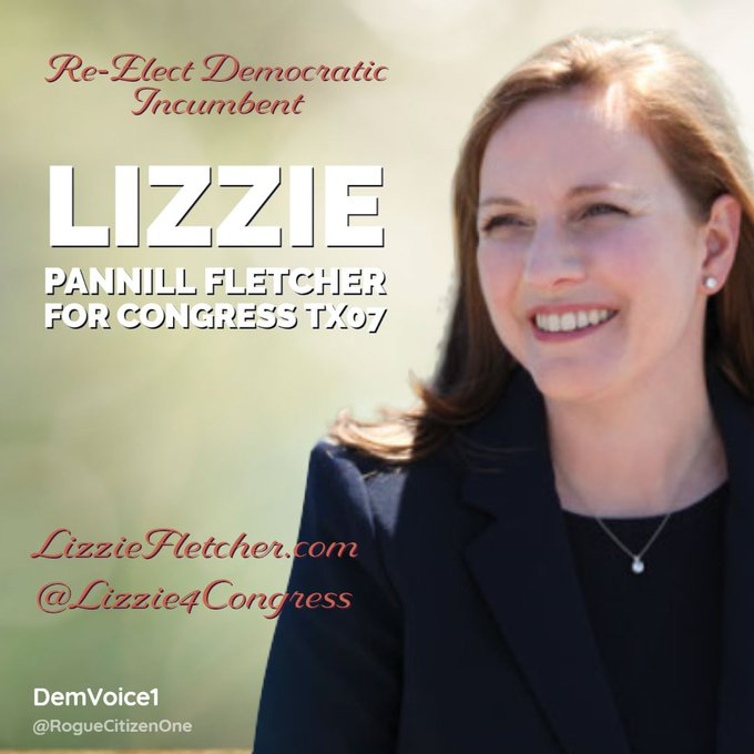 Rep LIZZIE FLETCHER's priorities include expanding healthcare coverage and encouraging states like TX to expand Medicaid.

This would provide over a million Texans access to quality, affordable healthcare.

Lizzie is a keeper!

Re-elect @Lizzie4Congress #TX07

#DemVoice1 #wtpBLUE