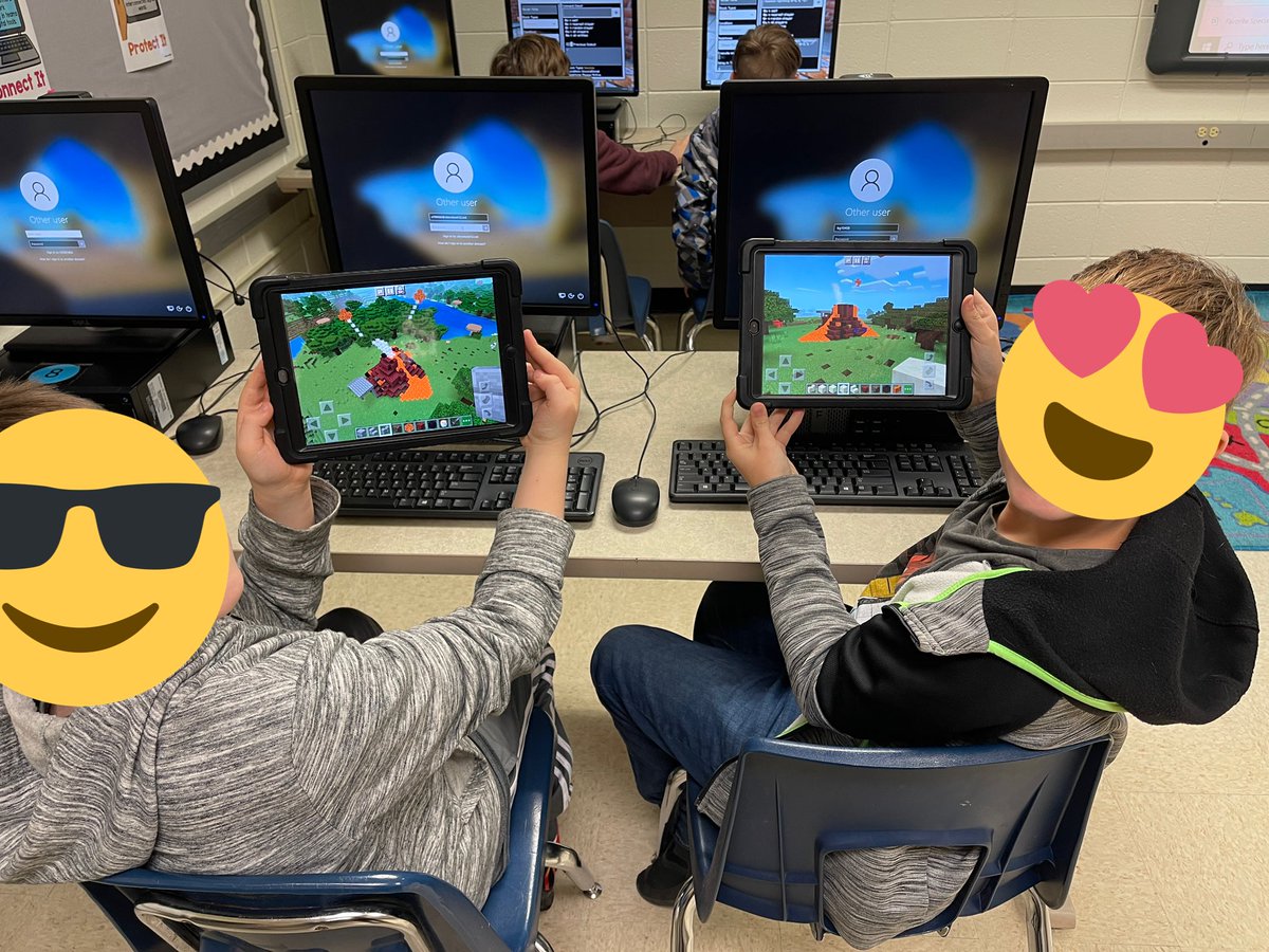 4th/5th Ss became experts on a standard and built <a href="/PlayCraftLearn/">Minecraft Education</a> models of their lesson. Ss had to create a model and add posters, signs, and NPC’s to give information. I 💕 the engagement and collaboration this opportunity provides! <a href="/MIEE_Flopsie/">Flopsie Llama</a> <a href="/CherokeeSchools/">Cherokee Co. Schools</a> #MIEExpert