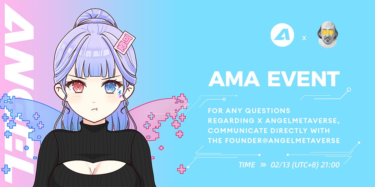 AngelMetaverse_'s tweet photo. First Community AMA of 2022
Dont miss #GodHood WL
AMA EVENT x Shakesbit
02/13
21:00(UTC +8)
Join in Dc
https://t.co/bVcHMvoYKh
https://t.co/M1rGl5PCDP

#NFTCommunity #AMA #nftwhitelist #NFTartist https://t.co/gmgefghBZp