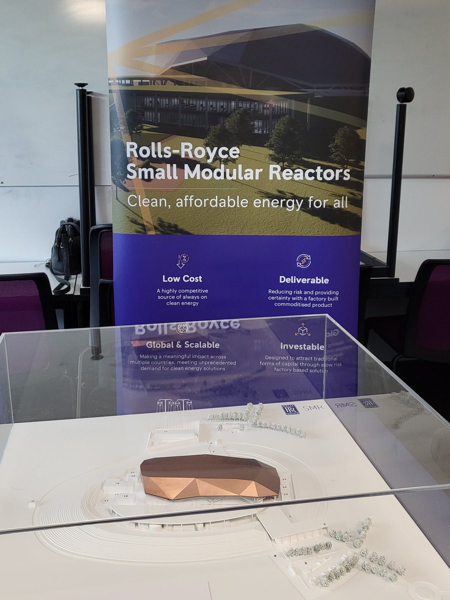 We showed off the model of the RR SMR which was very popular and invited lots of questions.

#Nuclear #RRSMR #SmallModularReactor