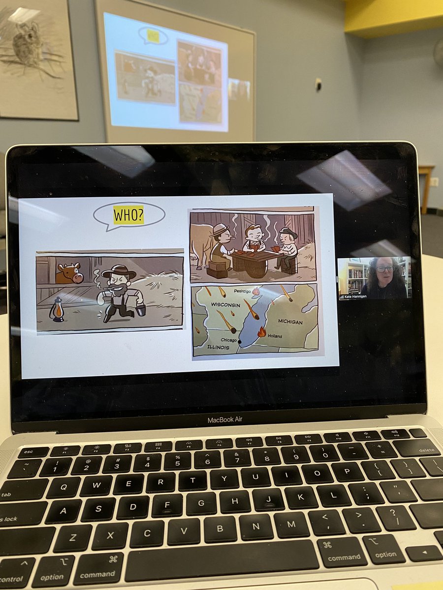 Listening to @KateChicago talk about who might be responsible for the great Chicago fire. It might not be Mrs. O’Leary’s cow! Thanks for a great visit! <a href="/WindsorWildcats/">WindsorWildcats</a> <a href="/Windsor_PTA/">Windsor PTA</a>