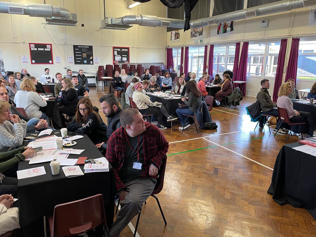 Incredible to listen to <a href="/IanWright0/">Ian Wright</a> at our Pastoral Inset day- Mr Pigden still inspiring teachers today!👌