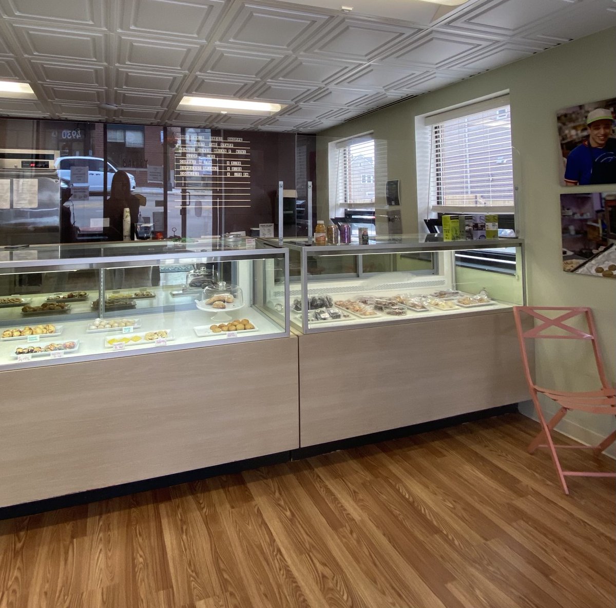 Starting TODAY visit Dorothy's Sweet Shoppe in #LincolnSquare to enjoy a cup of our coffee or purchase a bag to take home. Pick up some chocolate covered pretzels or a delicious brownie and you have the perfect #ValentinesDayGift! Treats are handmade by adults with disabilities.