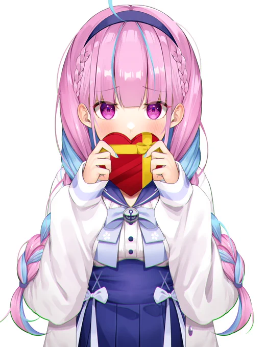 「あ、あの…これ…」
#湊あくあ
#あくあーと 