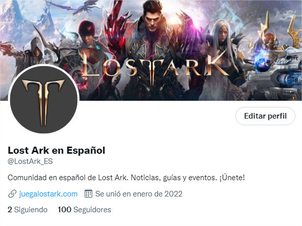 Ya somos 100 Héroes de Arkesia ✨ #LostArk 
¡Muchísimas gracias a todos! ❤️
