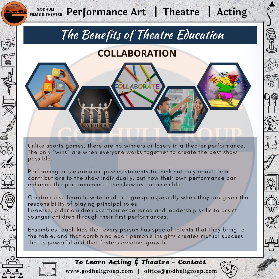 GodhuliFilms's tweet photo. Benefits of Theatre Education
.
.
.
.
#sanskrit #language #learning #education #theatrenerds #theatrelove #theatrelovers #performingarts #theatreandacting #india #art  #theatrecoach #theatreclasses #learnsanskrit #culture #emotions #navrasa #sanatandharma  #godhulitheatre https://t.co/pjVlPVRAZf