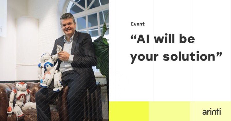 "Artificial Intelligence (AI) will play a major role for our local governments and help improve our local public services in the coming years. With the citizen always at the center of this evolution." - <a href="/BartSomers/">Bart Somers</a> 
 
Discover how Arinti can help with this bit.ly/3uQClrI