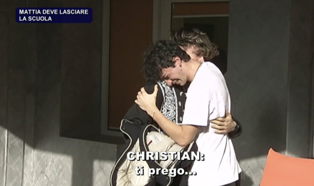 aistesisagape's tweet photo. Un’amicizia come la loro.
Due fratelli nel vero senso della parola.
Siete così speciali.
É un brutto momento ma vi dovete fare entrambi forza.
É comunque da notare come Mattia subito cerchi Christian.
Siete due piccoli 🥺❤️ #AMICI21 https://t.co/Gt3JKd8UUK