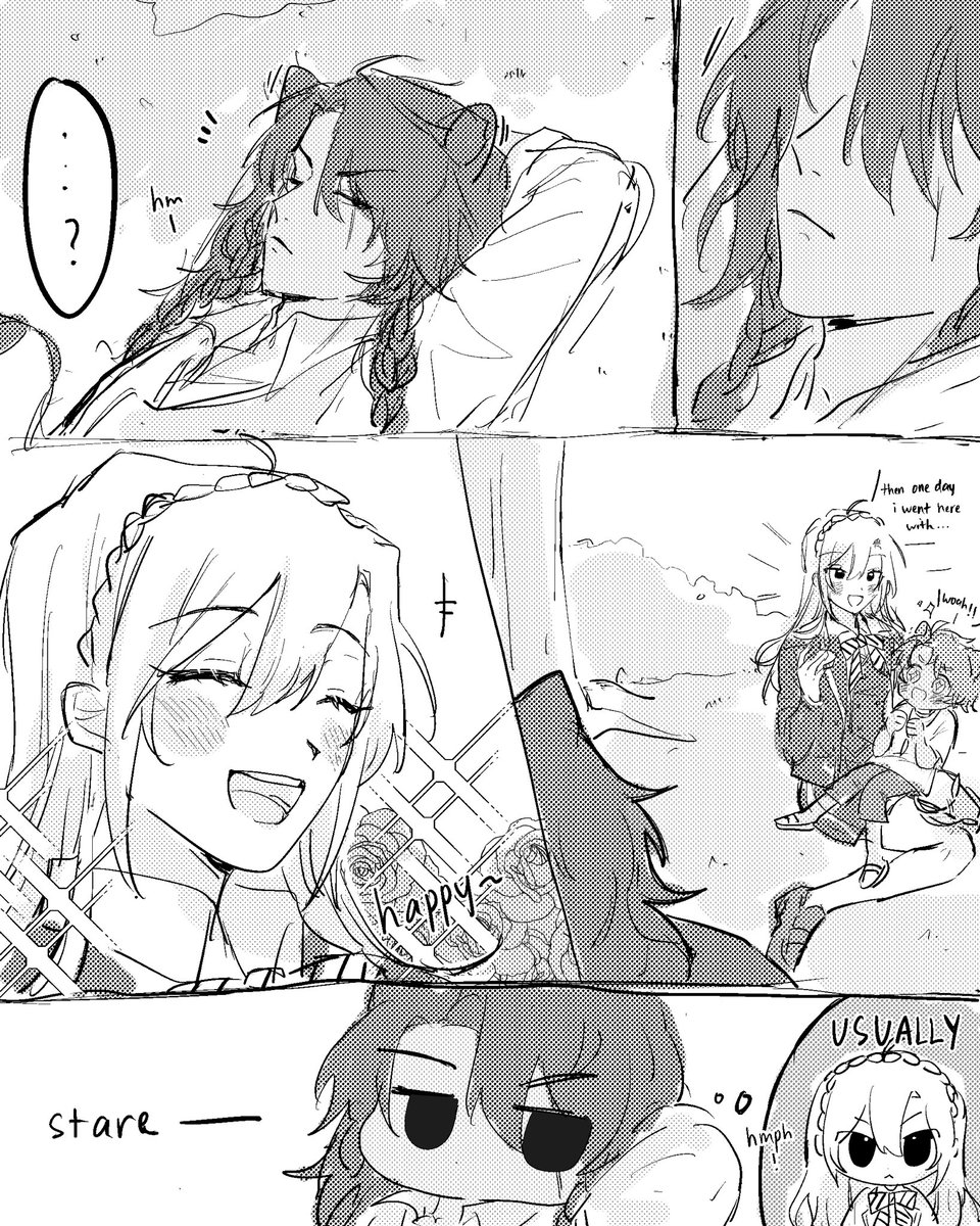 self indulgent twst leona comic 😿 (1/2) 