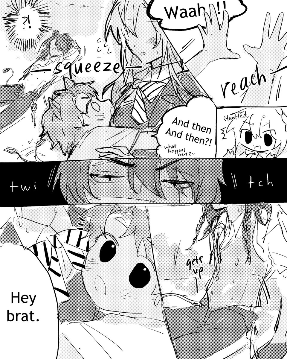 self indulgent twst leona comic 😿 (1/2) 