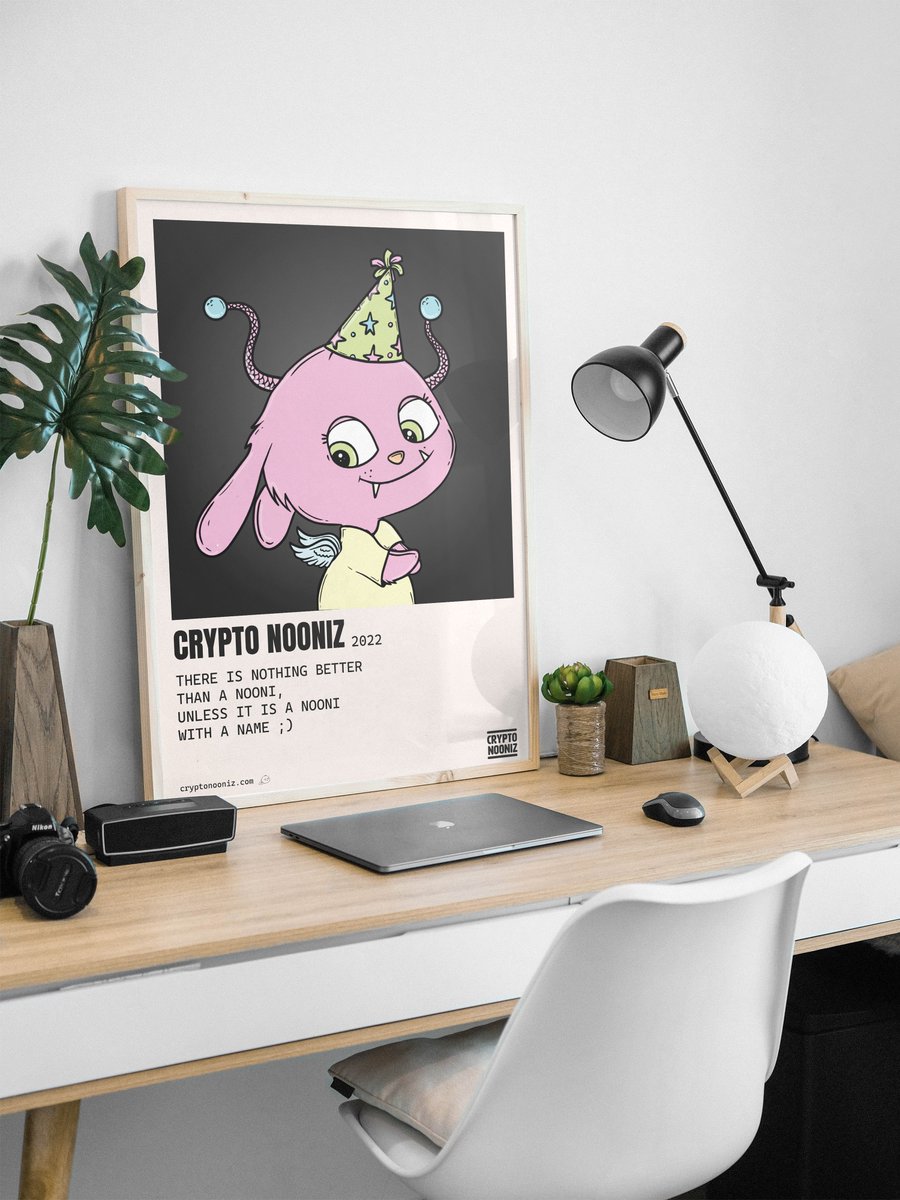Our community just got a nooni poster :) More exciting things are about to come. Join our community!!