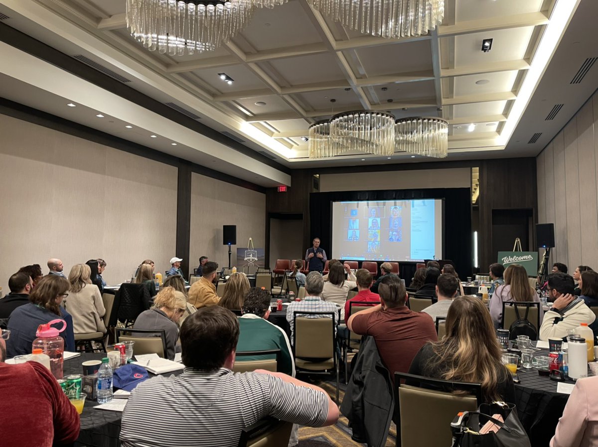 Netchex's tweet image. #Netchex #SalesKickoff conference. The theme was &quot;Play to Win&quot; set against the backdrop of the @Braves @TruistPark. Together, we celebrated 2021&apos;s successes &amp;amp; strategized for an even greater 2022! 2of3