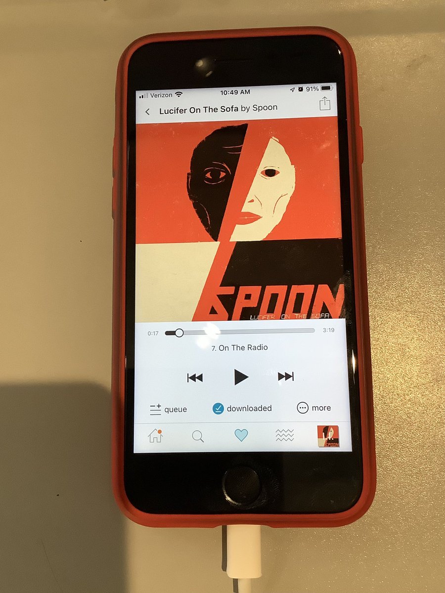 Love the new <a href="/spoontheband/">SPOON</a> album, Lucifer On The Sofa… reminds me of their older stuff which is my favorite