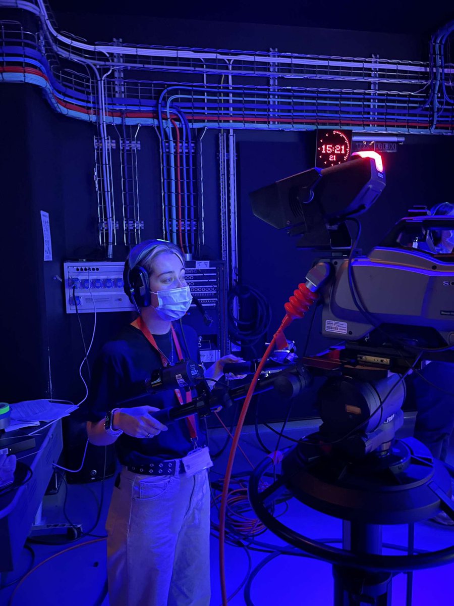 Milliet_media's tweet photo. Really enjoying TV Studio at the moment! Got to play around with cameras 🎥 https://t.co/DNknxLSxhS