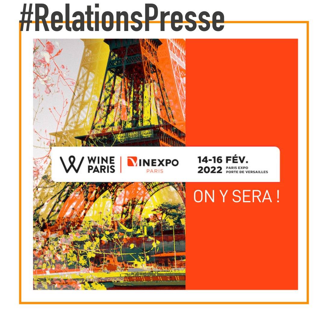 🟠 Retrouvez les équipes de l'agence au salon @wineparisevent ! 🟠
Nous serons présents pour accompagner nos clients et rencontrer les journalistes sur place. 🤝
👉 N'hésitez pas à nous contacter si vous souhaitez nous rejoindre sur les stands de nos clients ! 

#WineParis