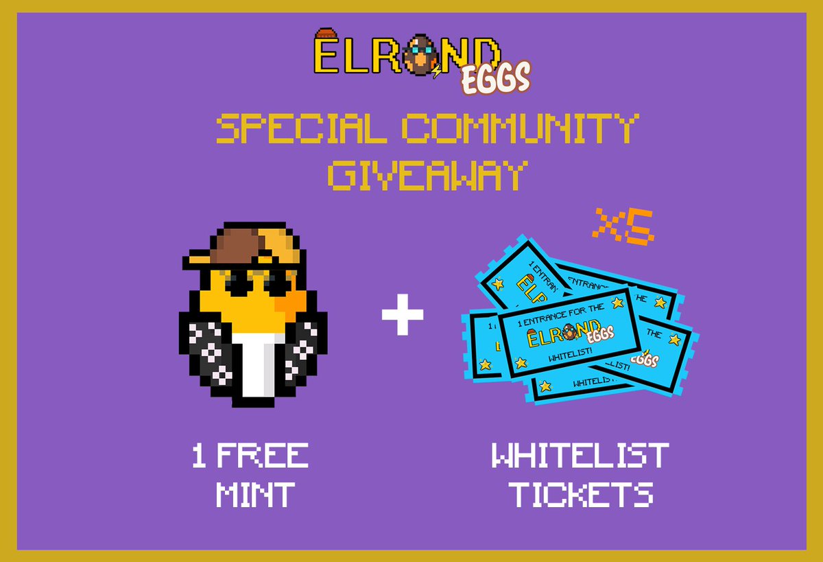 pierro_man's tweet photo. [🥚GIVEAWAY🥚] Gagnez 5 #WL de @ElrondEggs et un FREE mint ! 

[💥6 Gagnants💥]

Pour participer:

🍳 RT ce tweet
🍳 Follow @pierro_man et @ElrondEggs
🍳 Tag 2 amis fans d'œufs au plat

⬇️Thread du projet ⬇️ https://t.co/17LPhRbgRg