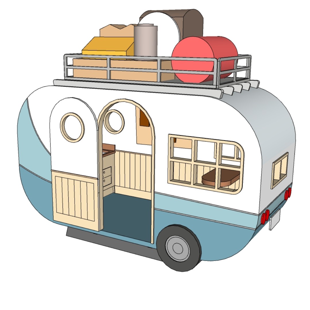 MuseumArts's tweet photo. #Color scheme is key! We’re adding the finishing touches of paint on this kids’ camper for a local area play-space. It’s always more fun when adding bright, cheerful colors—play away! #pantone #playtime #PlaygroundDesign #Painting #Playground #Camper #Airstream #WorkInProgress https://t.co/JGb38EimD8