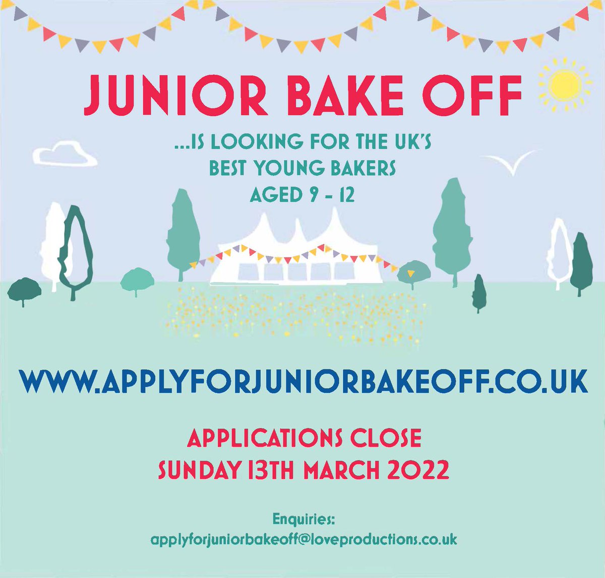 <a href="/OfficialCastMe/">Cast Me</a> can you please RT? Applications are open for Series 8 of Junior Bake Off! #GBBO
