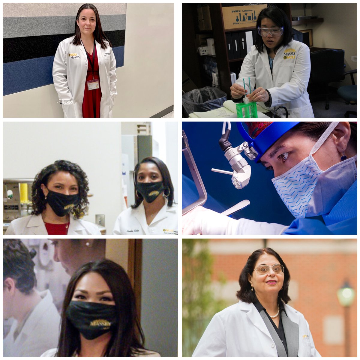 VCUMassey's tweet photo. On International Day of Women and Girls in Science, we celebrate the amazing women who contribute to Massey's life-saving mission as we strive to create a world without cancer. #WomenInScience #AFutureWithoutCancer https://t.co/72mR5LjKi9