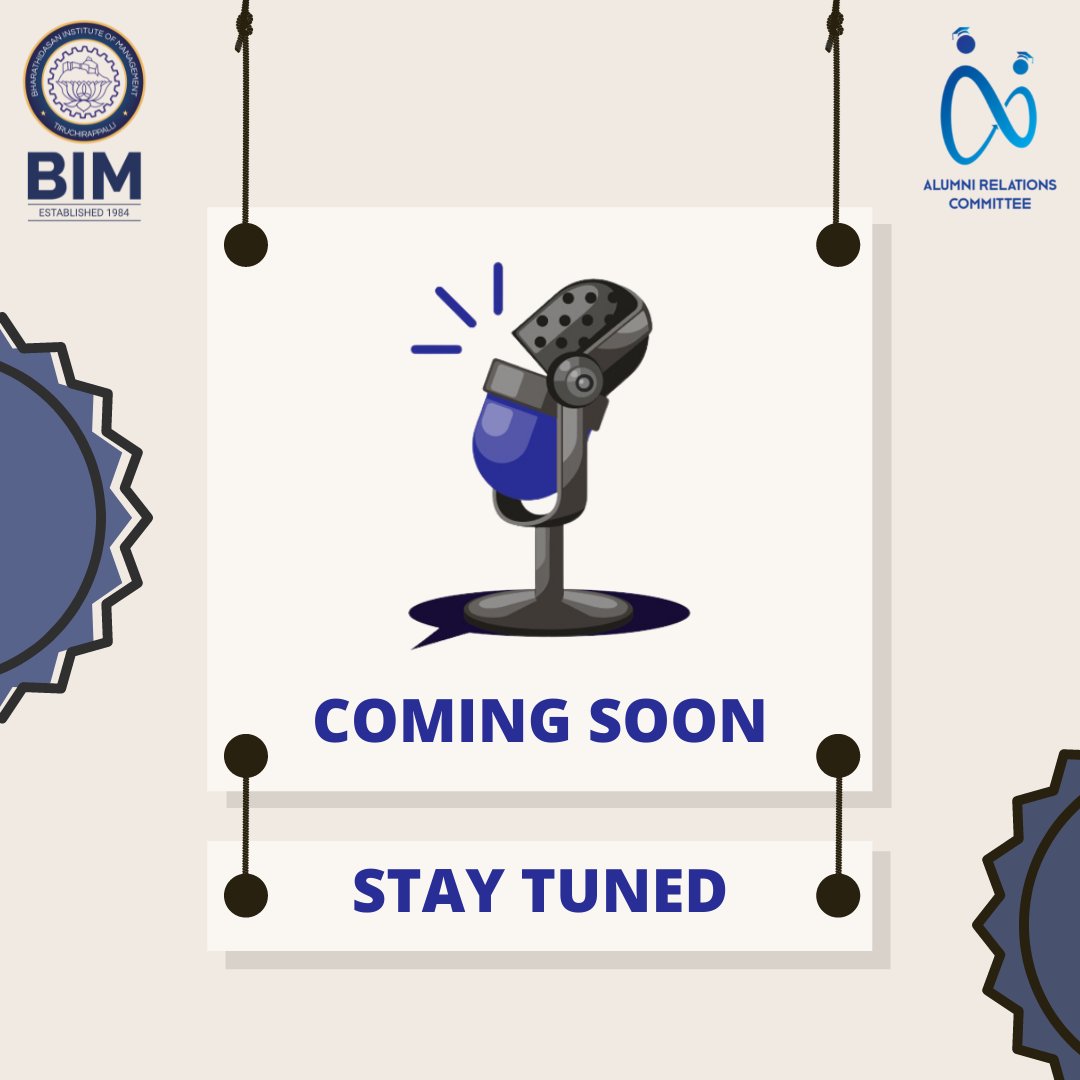 BIMTrichy's tweet image. #BIMTrichy has something exciting planned out . 

Stay tuned till tomorrow to find out.

#AlumniRelationsCommittee #LifeatBIM #InfluencingTomorrow