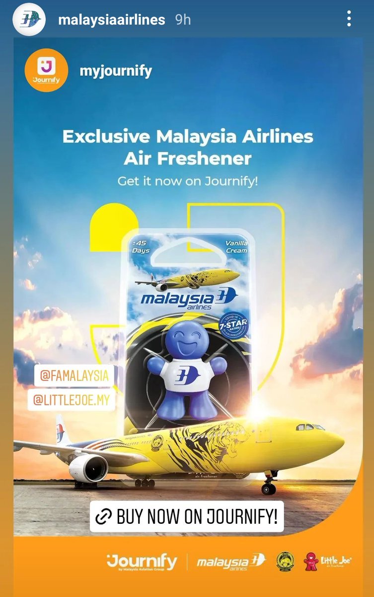 Journify malaysia airlines