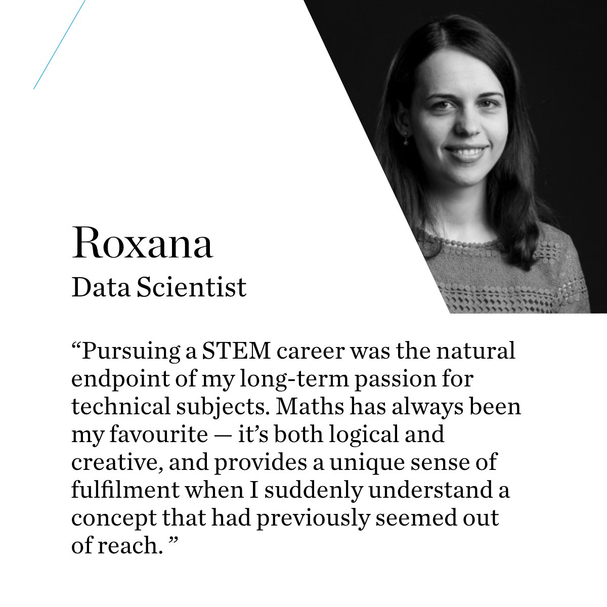 quantumblack's tweet photo. In fields like #ArtificialIntelligence, only one in five professionals is a woman🕵️♀️ (22%). How can we get more balance? To mark #February11, meet some of our #McKWomeninSTEM
#QBalance #DataScientist #DataEngineering #Talent #McKCareers #Leadership https://t.co/TpP4BRnVQD