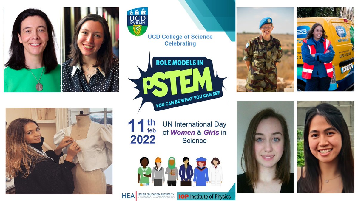 UCDScienceWomen's tweet photo. ๐จUCD is marking #InternationalDayofWomenandGirlsinScience by launching a series of videos to encourage more girls to pursue a career in #pSTEM. Thanks @UCDMathStat & @UCDCompSci
videos are available ๐https://t.co/APjsFyE1l6
#WomeninScience #rolemodelsinSTEM #WomenInSTEM https://t.co/wikMhsDYhQ