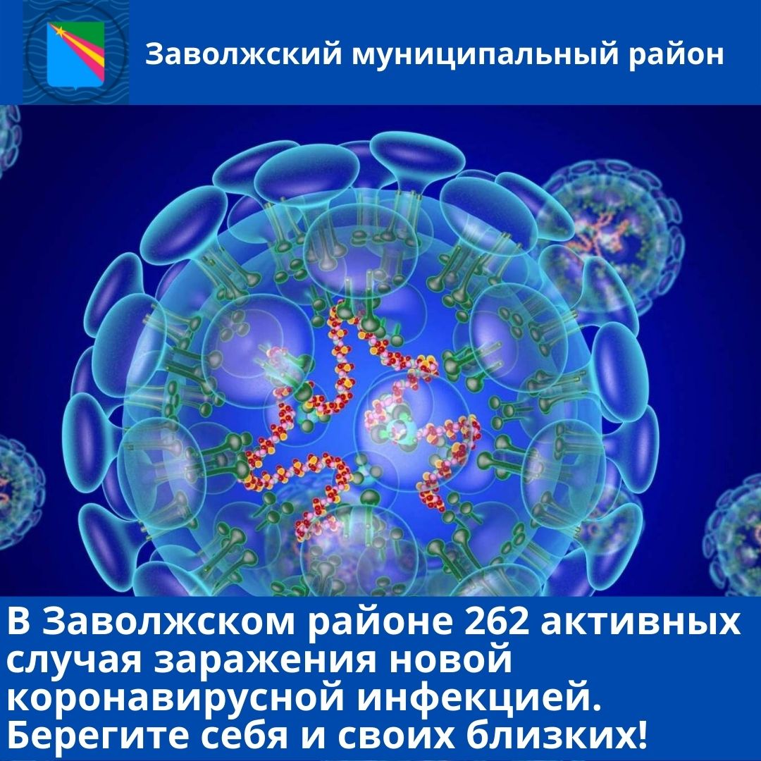 ✅ По данным Заволжского филиала Кинешемской ЦРБ, в Заволжском районе заболело новой коронавирусной инфекцией составляет 2058 человек, выздоровели 1786 человек.
За неделю заболели 84 человека, выздоровели – 120.  На сегодняшний день - 262 активных случая заражения COVID - 19.