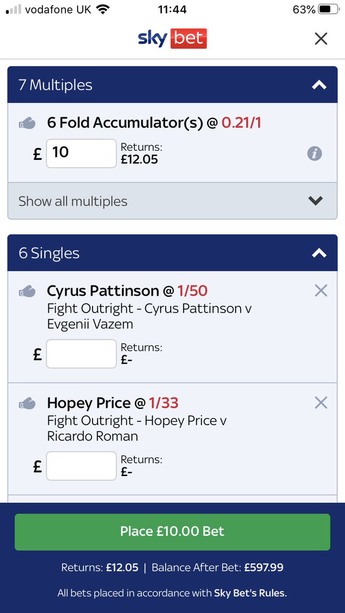 billyboxing2's tweet photo. £10 on all home fighters on tomorrow’s undercard pays a massive £12. #DAZN #gameschanged https://t.co/P76dO2v02B